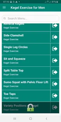 Kegel Exercise App for Men android App screenshot 0