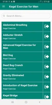 Kegel Exercise App for Men android App screenshot 3